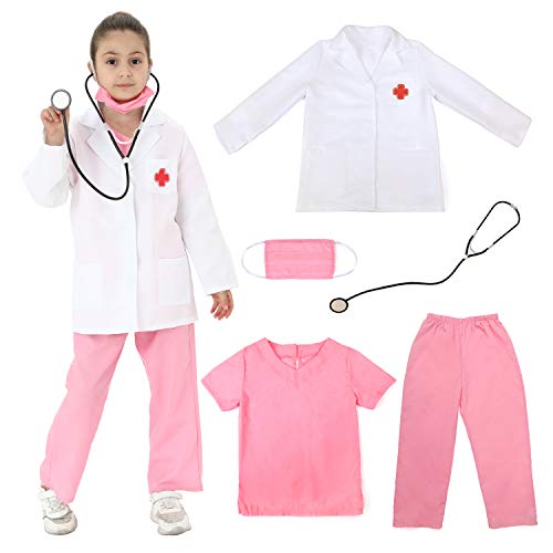 Sincere Party Unisex Kinder Arzt Kostüm Blau Arztpeelings Stil C 5-7 Jahre