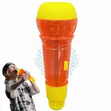 Echo Mikrofon Kinder Spielzeug Microphone mit Echo Effekt 9.5 x 3.5 Zoll Kindermikrofon für Kinder ab 2 3 4 Jahre (Orange)