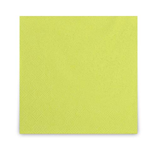 Cocktail-Servietten, 2-lagig, 24 x 24 cm, Inhalt 300 St., für jeden Anlass, jeweils abgestimmt auf Einrichtung und Dekoration, für Gastronomie und Zuhause, kiwi