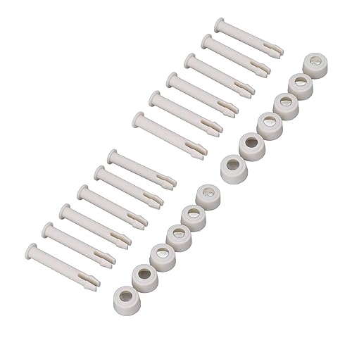ZPSHYD 12er-Pack Halterungs-Montageset Für Schwimmbäder – Langlebige Verbindungsstifte, Nägel Und Bolzen aus PVC Für Die Pools 28270 Und 28272(7CM)
