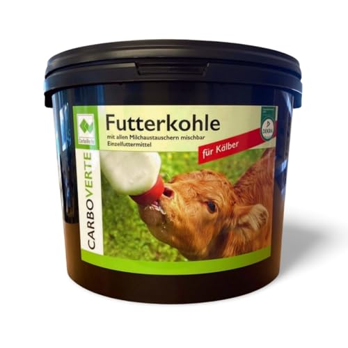 3,5 kg Darm-Fit Futterkohle für Kälber, Prävention und Hilfe bei Durchfall, Stärkung des Magen-Darm-Traktes, ergiebig und wirkungsvoll