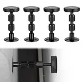 Riisoyu 4 Stück Anti Shake Bettrahmen, 84-110mm Verstellbarer Gewinde Bettrahmen Adjustable Bett Abstandhalter Wand Kopfteil Stopper Betten Stabilisator Nachttisch-Schüttel-Werkzeug für Schränke Sofas
