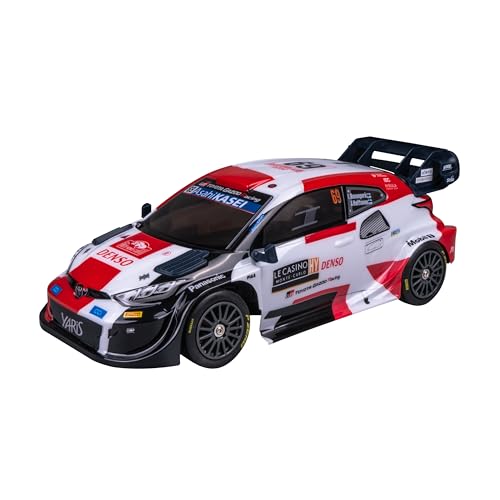 Nikko RC 10402 Toyota Gazoo Rallye Racer #69 Rovanperä 1:16, Ferngesteuertes Auto mit Extra Set Reifen und Schraubendreher, 28 cm, 2,4 GHz Fernsteuerung, 30 m Reichweite, für Kinder ab 6 Jahren