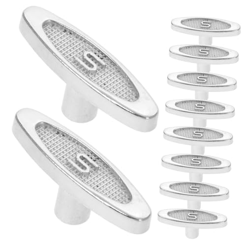 DRESSOOS 10 Stück Box Spieluhr Zubehör Schlüssel Spieluhren Musikmechanismus Schlüssel Reparatur Aufziehschlüssel Aufziehschlüssel Ersatz Metall Silber