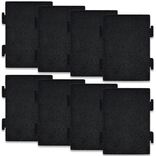 8-Pack Ersatz-Luftfilter für Mikrowelle, Premium Aktivkohle-Luftfilter kompatibel mit Whirlpool über die Reichweite Mikrowellen YKMLS311, YWML55011, WML75011