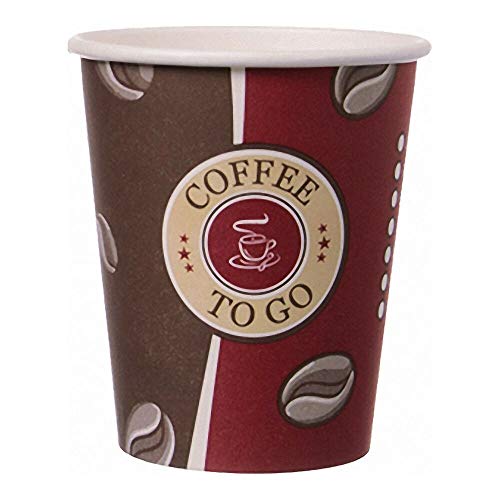 1000 Stk. Kaffeebecher Topline, "Coffee to go", Pappe beschichtet, 8oz., 200 ml