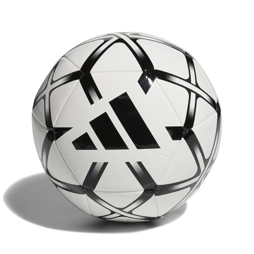 adidas Unisex Starlancer Club Ball, White/Black, 3
