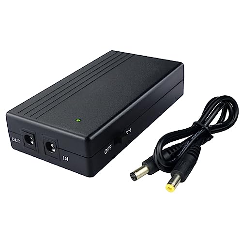 Yangers Mini USV Unterbrechungsfreie Stromversorgung, 6000mAh Akku Backup Power Bank Single 12V DC Ausgang für Modem, Router, Kamera CPE