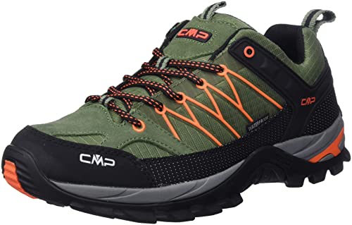 CMP Herren Rigel Low Shoe WP Trekking-Schuhe, TORBA-Flash ORANGE, 46 EU