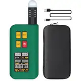 BSIDE GX1 Tragbares Umweltmessgerät Wiederaufladbar 6-in-1 mit Digital Lichtmesser Decibelmesser Barometer Höhenmesser Temperatur und Luftfeuchtigkeitsmesser Farbdisplay Daten Halten Smart Testen