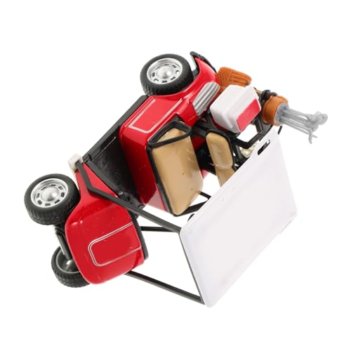 Toyvian Maßstab Golf Cart Statue für Schreibtisch Geschenkidee für Golf und Design