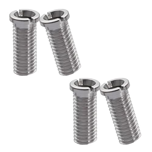 4 Stück Hohlschraube Spüle, 35mm Abflusssieb Schraube, Ø 12mm Ablaufgarnitur Spüle für Ventilabläufe mit 1.5 inch & 3.5 inch, Spüle Zubehör