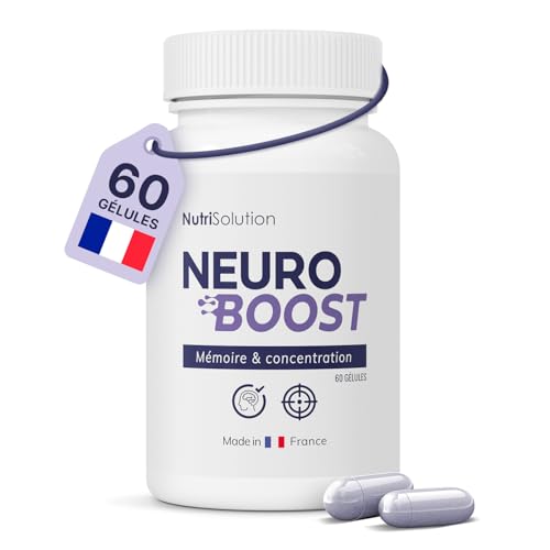 NeuroBoost: Nahrungsergänzungsmittel mit Ginkgo biloba, Vitamin B12 & Kräuterextrakten – Gedächtnis, Konzentration & kognitive Gesundheit – 60 vegane Kapseln (60)