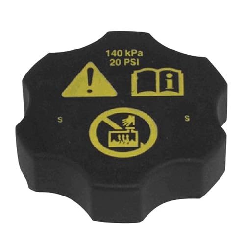 Hajus 1211363 Verschlussdeckel Kühlmittelbehälter Schwarz Kompatibel mit Chevrolet Opel Corsa D E Astra J K Insignia A B Mokka X Zafira B Zafira Tourer C Meriva B Adam 13502353 13598760 1305248