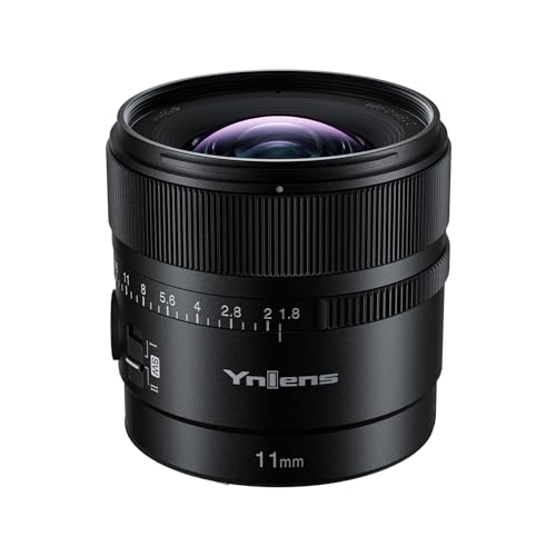 YONGNUO YN11mm F1.8S DA DSM WL Ultra-Weitwinkelobjektiv für Sony E-Mount-Kameras APS-C Rahmen, 11 mm f/1.8 Blende, Autofokus