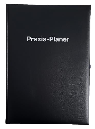 ADINA Praxisplaner A4 1 Tag auf 1 Seite (2025 schwarz)
