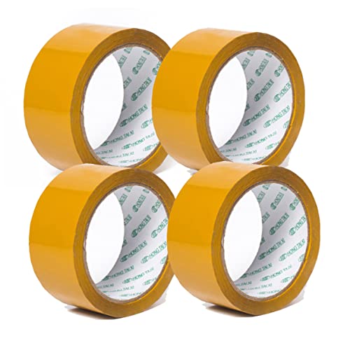 EXCEART Dichtungsband Für Umzugstransporte 2 Rollen Hochleistungsklebeband Abriebfest Beige