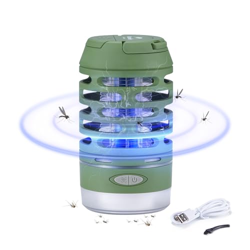 Naturehike Multifunktionale Outdoor Insektenvernichterlampe Campinglicht wiederaufladbar ultrahell USB Ladefunktion IPX Waterproof für Camping Zeltund und Outdoor Aktivitäten