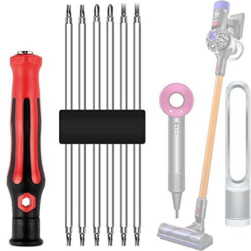 Spezielle Reparaturwerkzeuge für Dyson Haartrockner Heavy Duty Star Torx Schraubendreher Set, Wartung Demontage Werkzeuge für Dyson V6/V7/V8/V10/V11 Staubsauger, 7 Stück