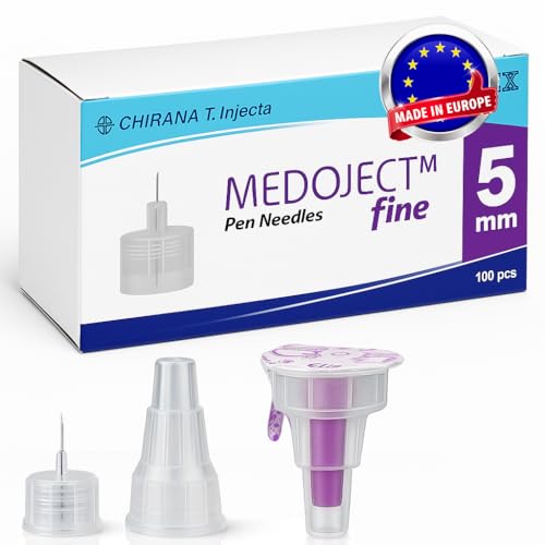 Sterile Einweg-Nadeln 31G (0,25 x 5mm) - 100 Stück Mit Schutzfolie Für Labor, Industrie, Kosmetik, Lebensmittelherstellung, Epoxidharz, Parfüm, Schmierstoffe, Dichtstoffe