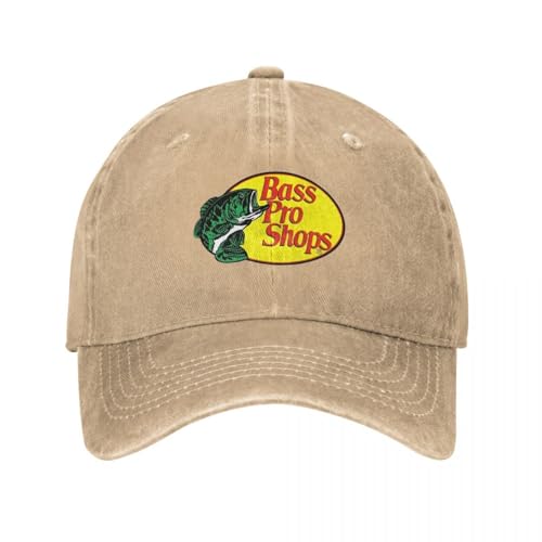 DTXFSHRU Klassische Unisex-Modekappe Klassischer Bass Pro Shop Baseballmützen für Männer und Frauen Hochwertiger Golf-Sporthut