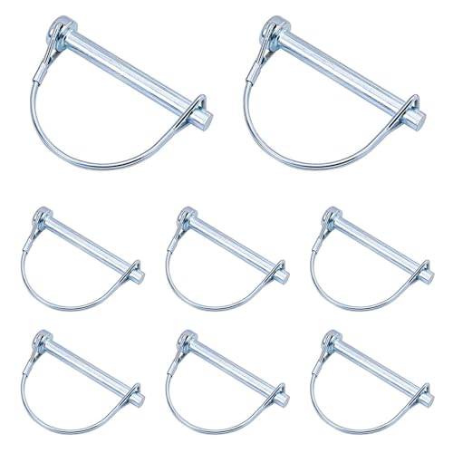 Rohrklappsplinte mit Rastverschluss, Sicherungsstift, PTO Pin, Welle Verriegelungsstift, Rohr Sicherungssplinte, Sicherungsbolzen, Welle Verriegelung Stift - Kupplungsstift für Bauernhof Anhänge