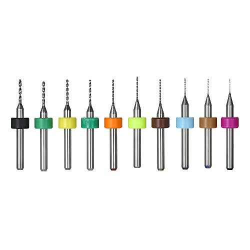 Wolfram -Carbid -Mikrobohrer -Bit -Set hoher Verschleiß -Chipentfernung für PCB -Leiterplatten -Gravurwerkzeuge