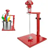 YHUEGH Pneumatischer Mischer, 5 Gal/20L Edelstahl, automatischer Hubmischer, Farbrührmaschine, 100 mm Blattdurchmesser, automatische Rührmaschine zum Rühren von Farbe, Mischfutter, Gips, Mörtel