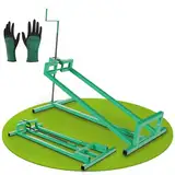 Juskys Rasentraktorheber bis 400 kg - 45° Heber für Rasenmäher, Aufsitzmäher und Rasentraktor - Aufsitzrasenmäher Hebebühne Hebevorrichtung in Grün