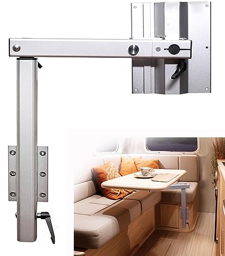 HWHongRV Klappbare Tischbeine aus Aluminiumlegierung, werden für Wohnmobile, Yachten, Wohnwagen und Wohnwagen verwendet. (Silber)