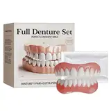 Clawrex Prothesen Unterfütterung Silikon Gebiss, Zahnprothese Zahnreparaturset, Zahnersatz zum Aufstecken, Silicone Reline Denture Set, Kosmetische Zähne Temporäre Prothesen, Gebiss, Zahnprothese