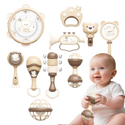 Musikinstrumente Für Kleinkinder, Vorschul Percussion-Set Mit Klanghölzern, Pädagogisches Mehr-Sinne Lernspielzeug Für Kinderzimmer Reisen Krippe Ab 18 Monaten