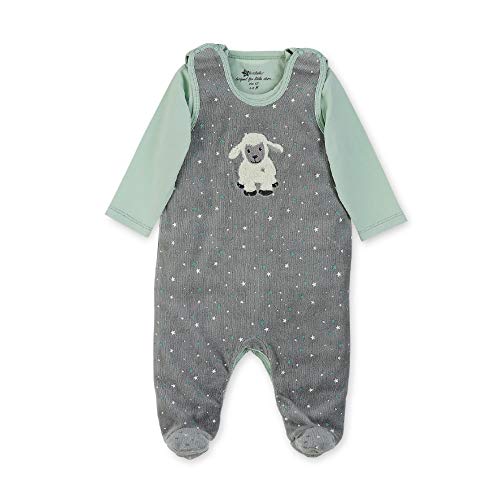 Sterntaler Unisex Baby Strampler-set Nicki Stanley Spieler, Grau, 50