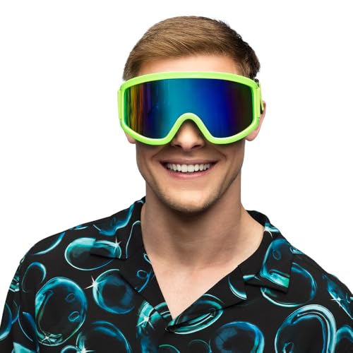 Boland - Skibrille für Kostüm und Party, stylische Brille für Festival, Karneval oder Apres Ski Mottoparty