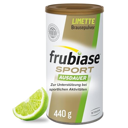 frubiase SPORT AUSDAUER Limette - Nahrungsergänzungsmittel mit hochdosierten Mineralstoffen, Vitaminen und Spurenelementen - Nährstoffversorgung beim Sport - 1 x 440 g Brausepulver