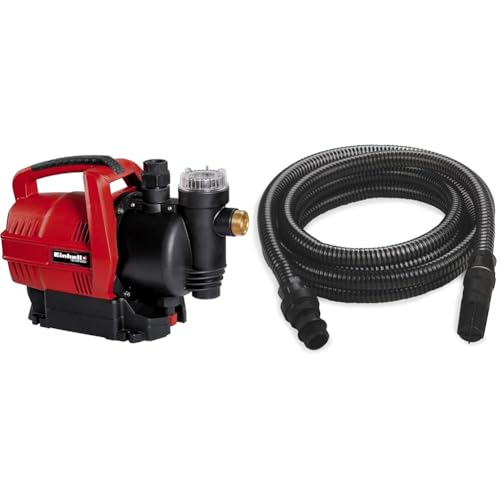 Einhell Hauswasserautomat GC-AW 6333 (630 W, 3,6 bar Druck, 3300 l/h Fördermenge, Vorfilter, Rückschlagventil, autom. Durchflussschalter mit LED-Anzeige, inkl. 4 m Kunststoff Saugschlauch)