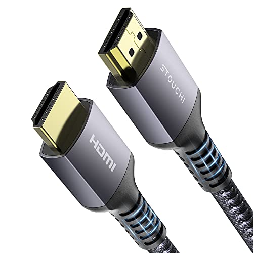 Stouchi 4K HDMI 2.0 Kabel 3m,18Gbps High-Speed HDMI Kabel,Geflochtenes Ultra HD Unterstützt 4K@60hz 144hz,Ethernet,HDR,3D,HDCP 2.2 ARC,2160P,1080P für PS5,PS4,Xbox,Roku,Laptop,Monitor,HDTV,Blu-ray,PC