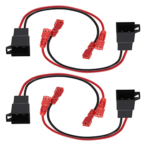 EMSea 4PCS Auto Lautsprecher Adapter Stecker Blei Stecker Kabel Audio Lautsprecher Kabelbäume Fahrzeug Elektronik Ersatz Zubehör 15cm