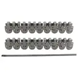 Förderband Reparatur Klammern reparaturset Manganstahl förderbandverbinder für Transportband Verbinder für Gummi Segeltuch Förderbänder Gurtverbindungen förderband fördergurt verbinder (400mm)