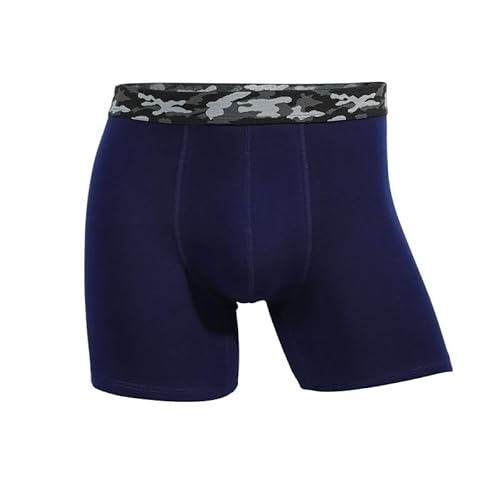 Skiny Unterhosen Herren - Schnelltrocknend Boxershorts Baumwolle Unterwäsche Sport Fitness Retroshorts Bequeme Einfarbig Boxer Shorts Stretcken Underwear Herren-Shortys Atmungsaktiv Trunks