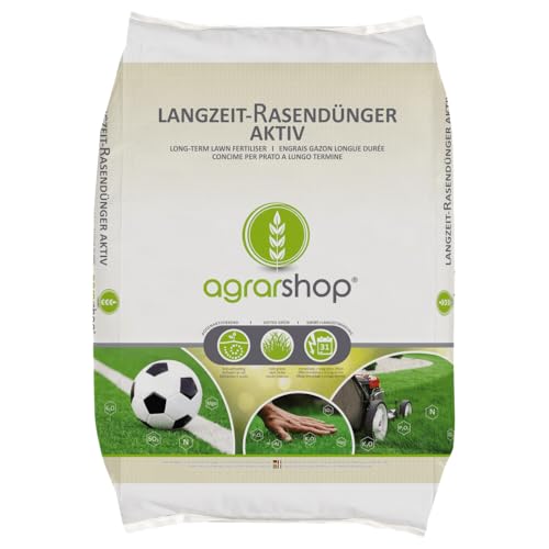 Agrarshop Langzeit Rasendünger Aktiv 25 kg Startdünger Schnellwirkung 22-4-8