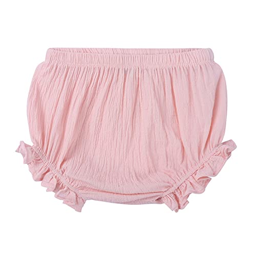 T Shirt Baby Mädchen Jungen Solide Frühling Sommer Shorts Rüschenkleidung Baby Strampler (0-6 Months)