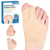 home harbor Hallux Valgus Schutz Bandage, Hallux Valgus Schiene Korrekturbandage,Zehenspreizer Hallux Valgus mit Silikonpads für Männer und Frauen