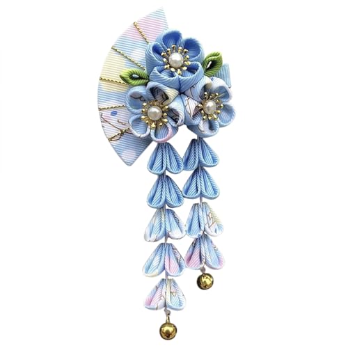 Frauen Japanische Haarspangen Mädchen Hübsche Kimono Hairclips Japanische Fransen Haarschmuck Kimono Geisha Haargummi Blume Haarspange Exquisite Braut Haar Accessoires