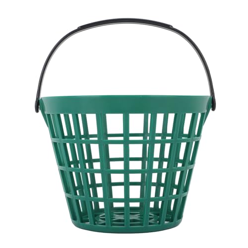 Naroote Golfball-Eimer, Golfball-Korb, Stapelbar, Rutschfester Nylon-Kunststoff für das Training (Hält bis zu 25 Stück)