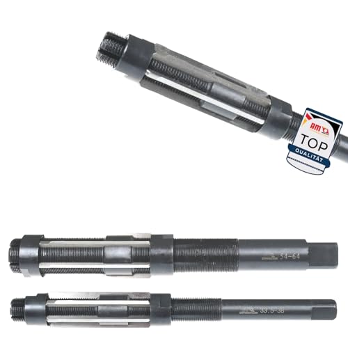AM-Zerspanungstechnik Verstellbare Reibahle | Hochwertige verstellbare Handreibahle | Räumahle von 6-84mm | Schnellverstellbar - 7,75-8,5mm