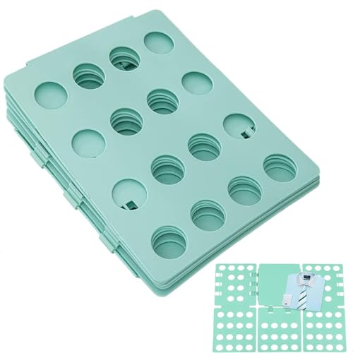 Bessy shop Kleidung Shirt Ordner Organizer T Shirt Klappbrett Shirt Kleiderordner Kleidungs-Klappbrett für Kinder und Erwachsene für Shirts und Hosen (Blau)