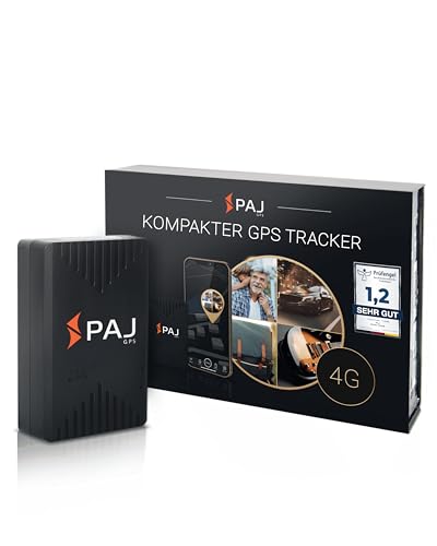 PAJ GPS COMPACT Finder 4G - GPS Tracker für Autos, Motorräder und LKWs - bis zu 40 Tage Akkulaufzeit - Ortungsgerät für Diebstahlschutz mit Live-Ortung, Alarmbenachrichtigungen im Notfall