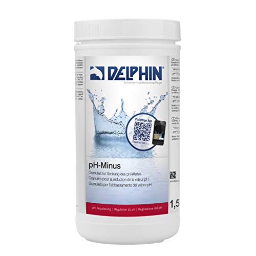 Chemoform Delphin pH Minus Granulat 1,5 kg pH Senker Schwimmbadpflege Poolpflege