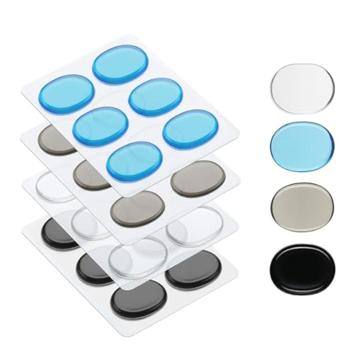 SGERUFZ 24 Stück Gel Silikon Pads Drum Damper Trommel Mute Stoßdämpfer Zubehör für Schlaginstrumente